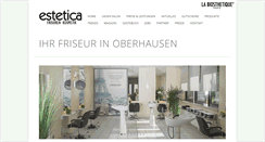 Desktop Screenshot of estetica-oberhausen.de